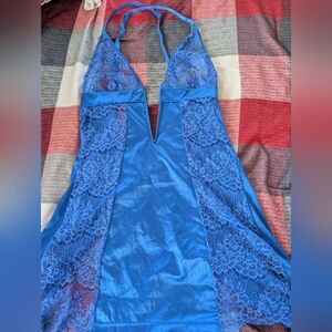 Frederick's Of Hollywood Blue Nighty